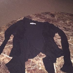 Black Sheer Pull over Cardigan✨